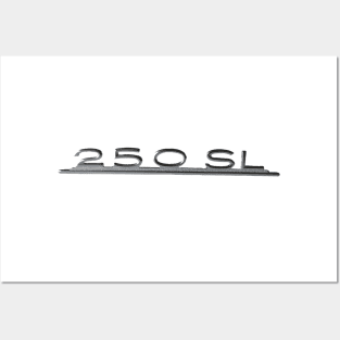 Mercedes-Benz 250SL W113 Emblem Posters and Art